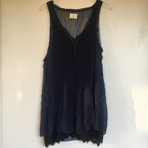 Pins & Needles - Layered Eyelet Lace Slip Dress